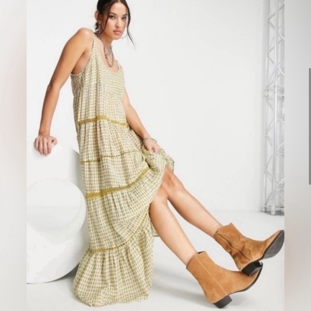 Free People Intimately Midnight Dance Maxi Dress